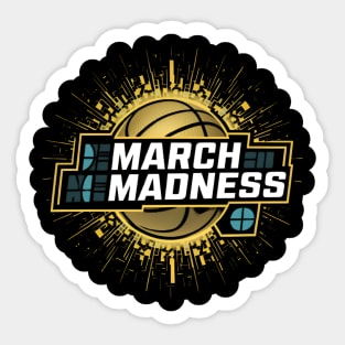 March madness college Sticker